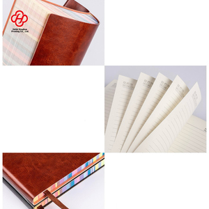 Wholesale Rainbow Edge Soft Leather PU <strong>Notebook</strong> A5/B5 Customized Logo 100-Page Inner Journal Notepad - Product Image 6