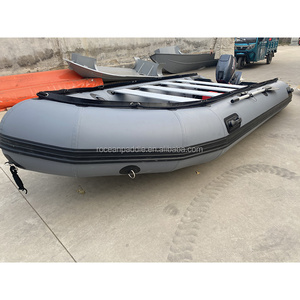 Zodiaco stile materiale PVC di alta qualità 7 persone gonfiabile barca di salvataggio con aria pavimento/pavimento in alluminio - Product Image 2