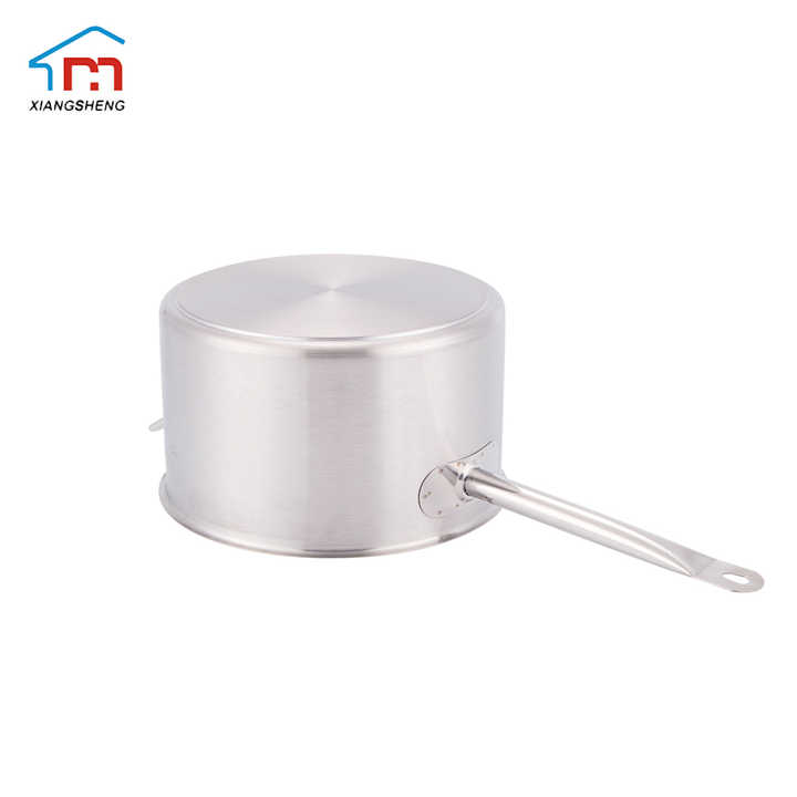 Xiangsheng 10 Liters Stainless Steel Mini Sauce Pan With Induction Base Home Use Sauce Pot
