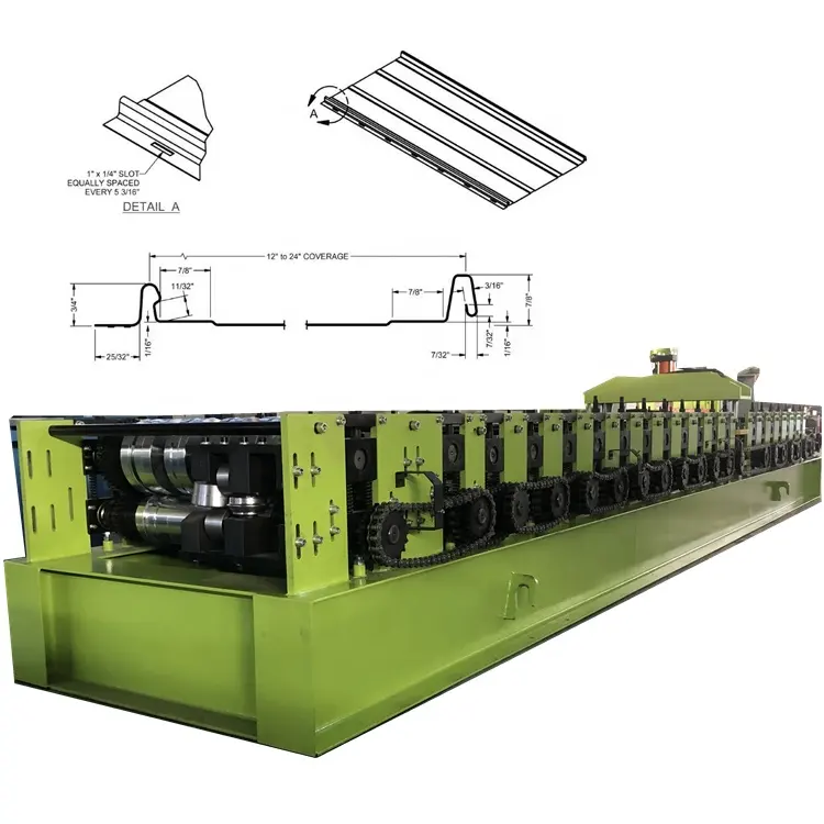 Metal snap lock standing seam roofing panel roll forming machine manufacturer