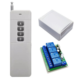 Telecomando Rf a lungo raggio 433Mhz relè pompa acqua interruttore di controllo remoto ricevitore Wireless a 4 canali in tempo reale - Product Image 6