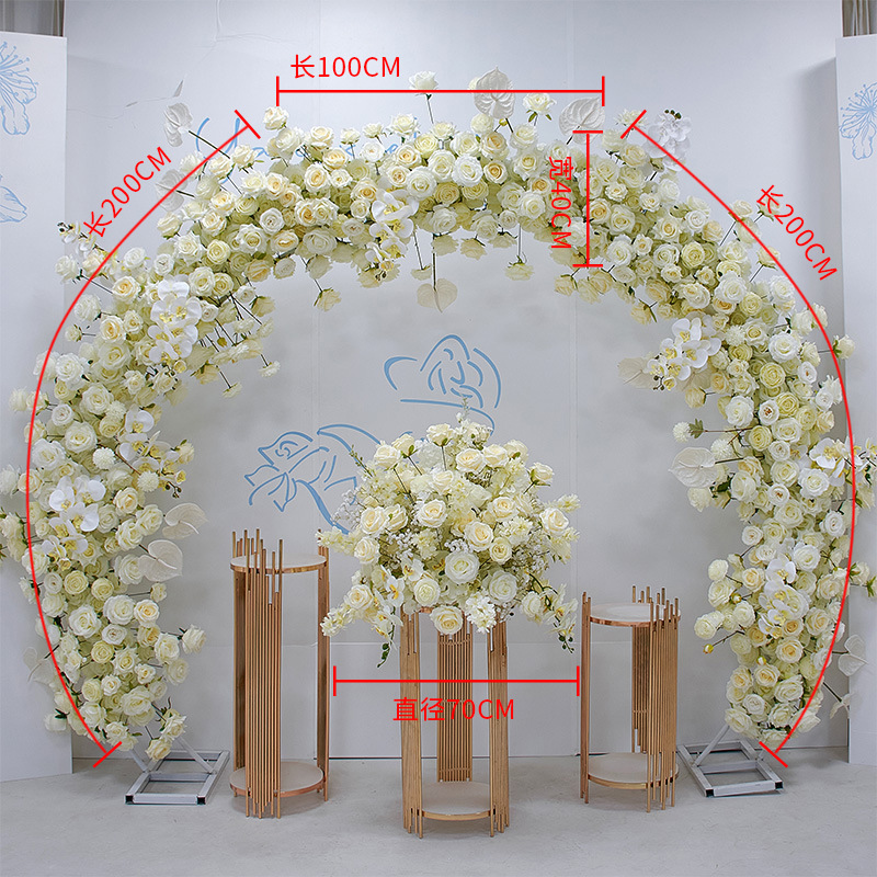 100 * 40cm arch flower row