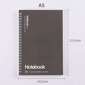 Biểu tượng tùy chỉnh undated rộng cai trị văn phòng giấy xoắn ốc bằng văn bản thành phần Lưu ý cuốn sách cho sinh viên máy tính xách tay - Product Image 6