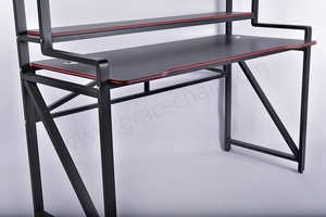 Escritorio DE ORDENADOR DE ESTUDIO Simple de gama alta, muebles de oficina populares con portavasos, superficie de Metal y MDF para uso doméstico - Product Image 2
