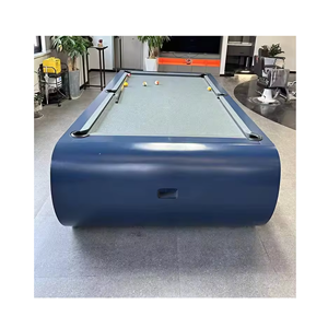 YHC专业办公家具俄罗斯游戏型7 <span class=keywords><strong>8</strong></span> 9英尺实木框架金属配件英国台球桌