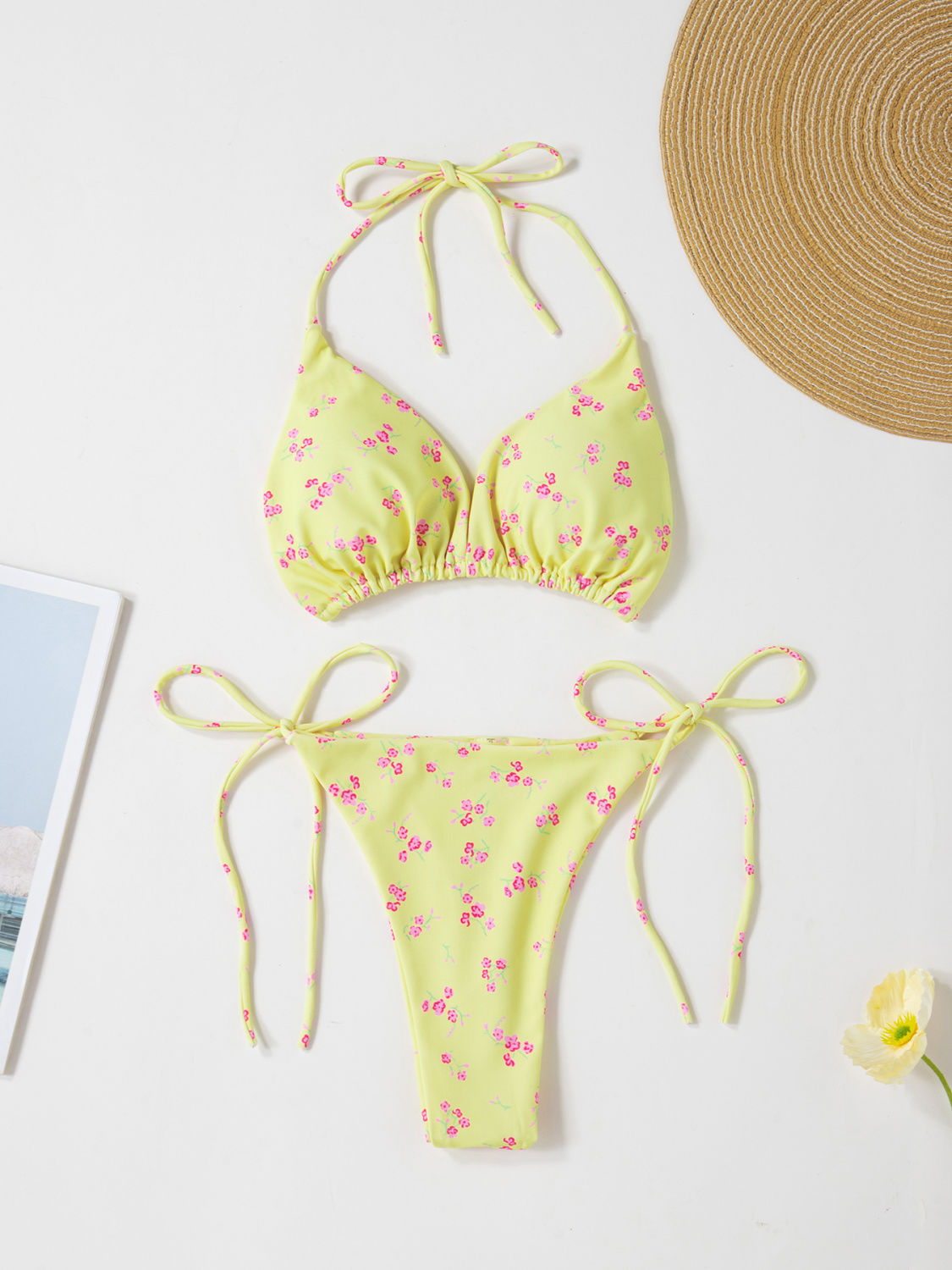 Light yellow print