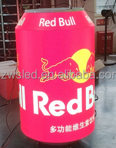 P1.8 P2 bia Màn hình LED có thể-hình hiển thị linh hoạt uống có thể đặc biệt mềm hình trụ LED bức tường Video cho quảng cáo - Product Image 4