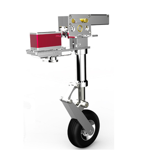 Nariz principal servoless elétrica, anti-vibração com rodas para 4-6kg 40-60e rc avião elétrico trem de pouso - Product Image 6