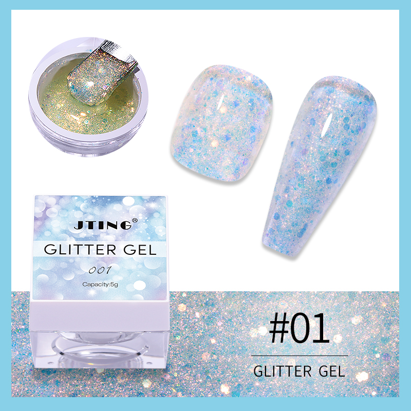 #01 gel pailleté
