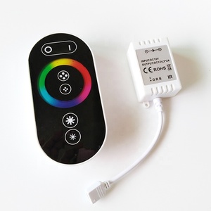 Touch Screen RGB LED Controller RF telecomando interruttore DC12-24V Wireless Touch RF telecomando per RGB LED striscia 360W