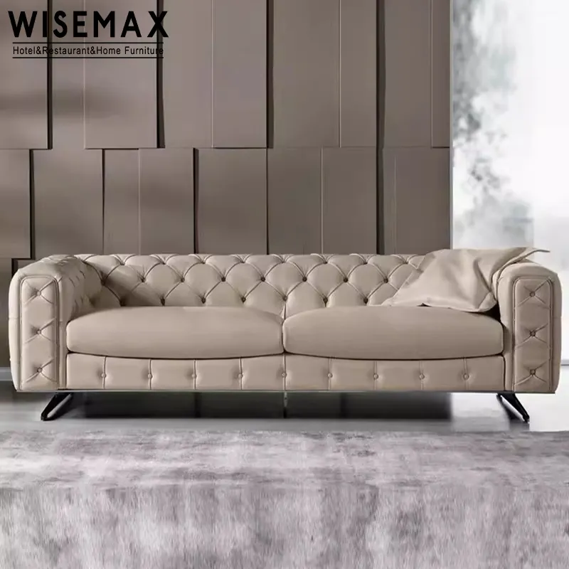 WISEMAX мебель, легкие роскошные наборы для диванов из искусственной кожи, диван для отдыха, итальянская мебель для дома, гостиной, офиса