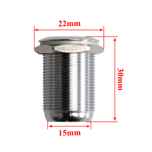 12-24V RV Metal 19MM Flush Mount Touch Sensor Stepless <strong>Dimmer</strong> Switch Button <strong>Control</strong> with Memory Function LED Strip Rope Light - Product Image 5