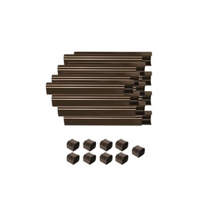 <strong>Entry</strong> Wall Cover Decorative PVC Brown Line Set Cover Kit Accessories for Mini <strong>Split</strong> Air Conditioners - Product Image 5