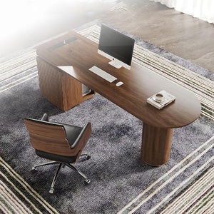 Ufficio semplice Computer Desktop teak legno scrivania da studio tavolo da studio in legno scrivania da studio in legno - Product Image 4