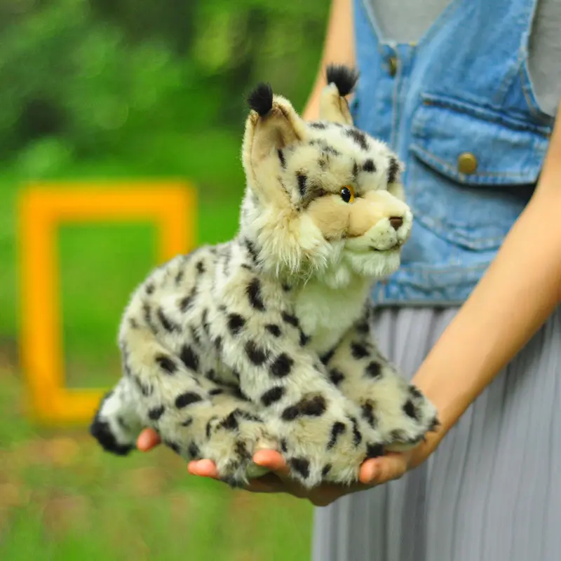 Nouveau design Cadeau pour enfants Jouets en peluche Animaux en peluche disquette Lynx Pp Jouet animal en coton
