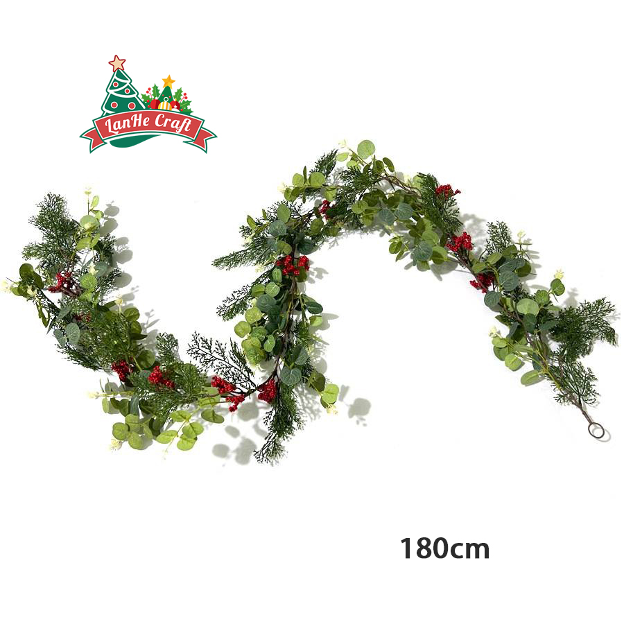 Verde 180 cm con bacche
