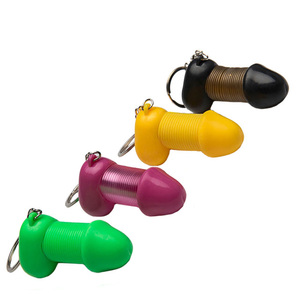 Özel yapmak komik anahtarlık plastik penis şekli oyuncak anahtarlık erkek parti iyilik - Product Image 3