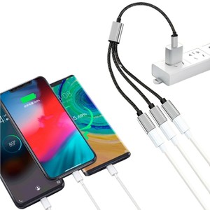 3 in 1 USB C Hub 30CM şarj müzik ve klavye fare Flash sürücü için OTG adaptörü sabit Disk - Product Image 3