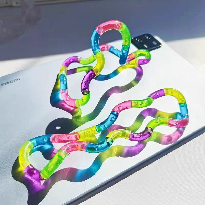 Colorful crystal twister-bag