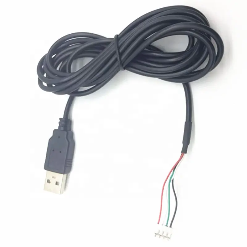 28awg 2m 5pin habitação para usb 2.0 a para cabo do mouse