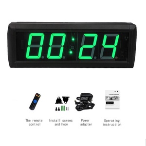 Originale fabbrica di produzione singolo lato 2.3 pollici Display verde orologio a LED funzione cronometro count Timer digitale conto alla rovescia - Product Image 4