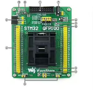 Adaptateur de prise de STM32-QFP100 Test de puce IC Programmeur de siège brûlant STM32 - Product Image 4