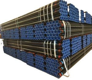 Entrega rápida API 5L ASTM A53/A106 GR B Tubos de acero sin costura de acero al carbono desnudo/Negro/galvanizado para tubería de gas/petróleo/agua - Product Image 1