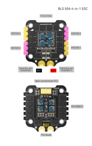 SpeedyBee F405 V3 F4 uçuş kontrol BLS 50A 4IN1 hız 30x30 FC & ESC Stack Flytower 3-6S için HD /Analog VTC FPV yarış Dron parçaları - Product Image 4