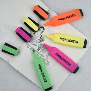 Văn Phòng Trường Văn Phòng Phẩm Tiện Ích Innovants <span class=keywords><strong>2025</strong></span> Mới Thời Trang OEM Huỳnh Quang Đầy Màu Sắc Đánh Dấu Bút <span class=keywords><strong>Highlighter</strong></span> Bút Bộ - Product Image 5