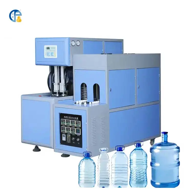 GOFAR mesin pengering botol hewan peliharaan multifungsi, mesin peniup air minuman plastik Semi otomatis 600ML 1000ML 1500ML