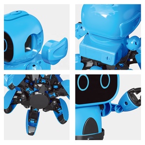 Educational STEM DIY Toy Gesture Sensing <strong>Remote</strong> <strong>Control</strong> Assembly <strong>Robot</strong> Toy RC Intelligent <strong>Robots</strong> with Light and Sound