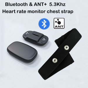 Popüler ürünler 2020 sağlık dedektörü nabız monitörü göğüs kemeri <span class=keywords><strong>kalori</strong></span> kablosuz BLE &amp; ANT + 5.3Khz fitness tracker