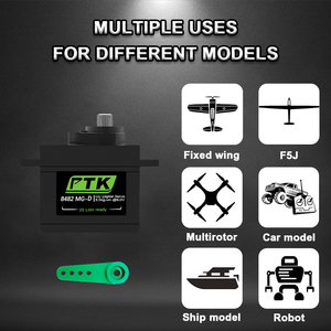 PTK 8482 MG-D 16g metallo denti digitale Servo telecomando modello aereo auto sterzo ala fissa HS82MG - Product Image 5