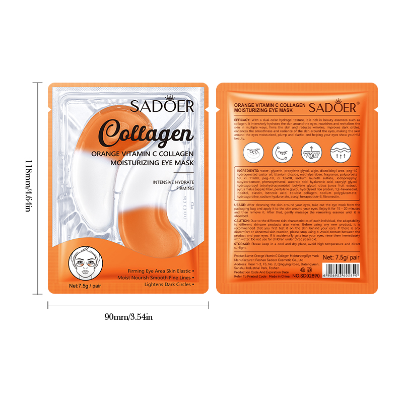 Masque pour les yeux VC orange 02890