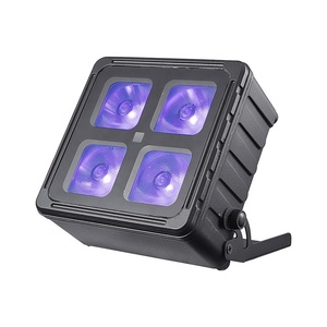 Mini 4x18W RGBWAP 6 in 1 LED sahne işık su geçirmez kablosuz DMX pil Uplight - Product Image 3