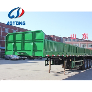 批发价<span class=keywords><strong>3</strong></span>轴普通卡车拖车/<span class=keywords><strong>40t</strong></span>散货半挂车侧墙