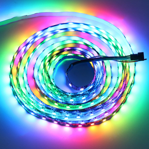 Tira de luces Led RGB direccionable Ws2812b, Color de sueño, 5V, para correr, proyector RGBIC, programación de iluminación