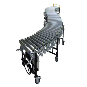Wholesale Cheap Price Truck <strong>Container</strong> <strong>Loading</strong> <strong>Unloading</strong> Roller Conveyor Stainless Steel Roller Conveyor - Product Image 1