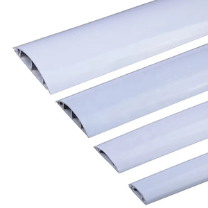 Wire Cover Protector Raceway Pvc Half <strong>Round</strong> Electrical Wire Cable Duct Channel, Cable Channel Pvc <strong>Trunking</strong> - Product Image 1