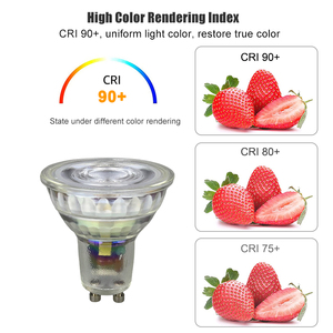 High Quality <strong>LED</strong> GU10 Dim Light Dimmable 2200K-3000K ON-OFF 3 Color Change Warm White 5W Glass Lens <strong>LED</strong> Spot Light , <strong>LED</strong>-GU10 - Product Image 4