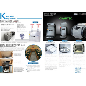 Japon restoran kullanımı için yüksek verimli suşi makinesi Autec Japanese 865 pirinç levha üreticisi - Product Image 6