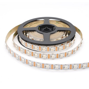 Tira de luces Led Rgb a granel, controlador Rgbw Wifi Smd Dream 5V Ws2812B, 5M, 50 cuerdas, 144