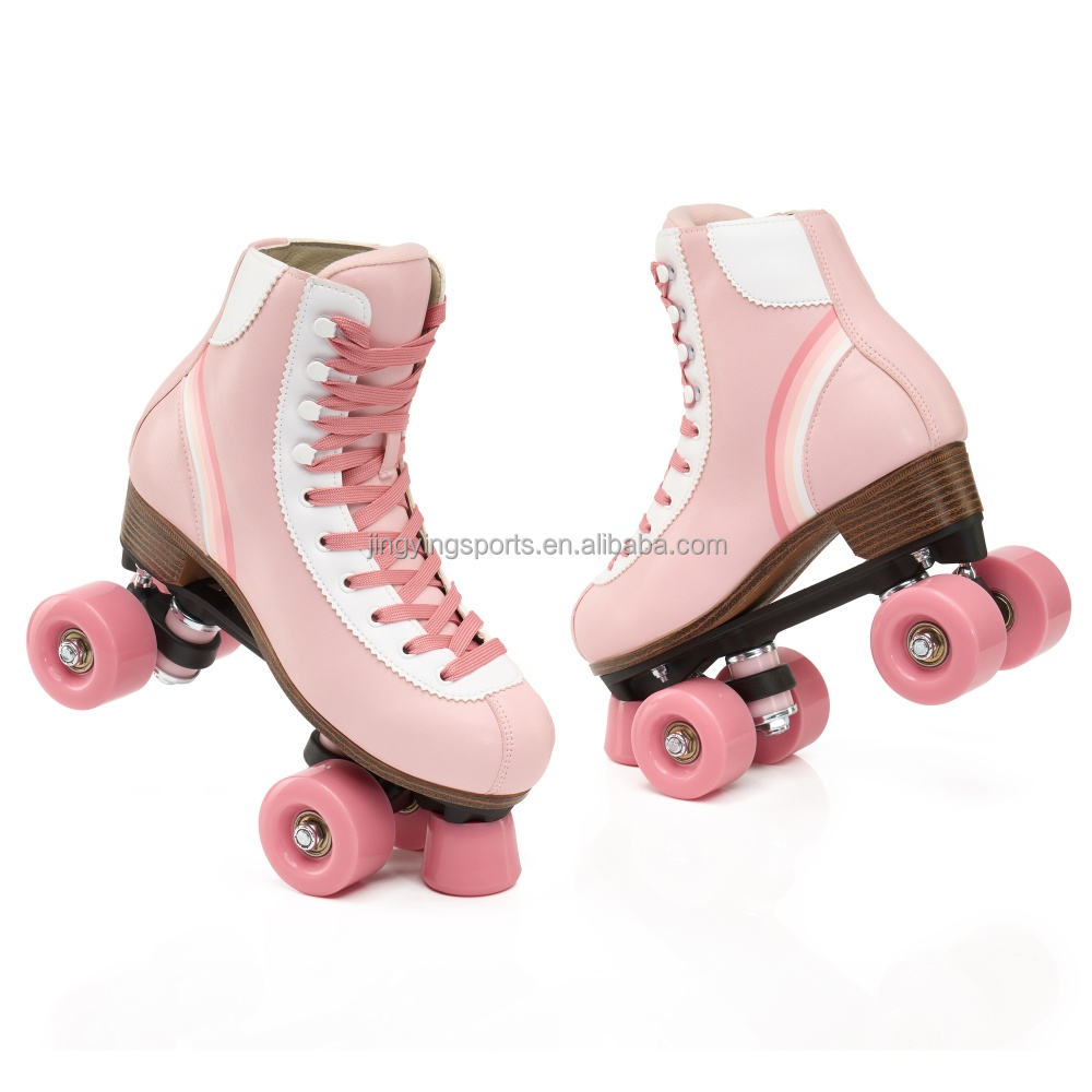 Rose une paire (surface lisse en microfibre)