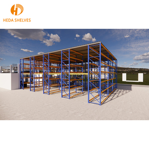 Mezzanino in acciaio per la raccolta di ordini multilivello con protezione contro la corrosione industriale Pallet scaffalature scaffali per lo stoccaggio in magazzini - Product Image 1