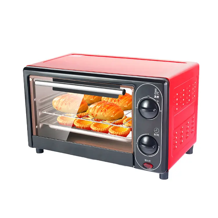 Alta configuração multifunções casa, mini 12l assando pizza fabricante pequenos aparelhos presentes convection toaster forno elétrico/