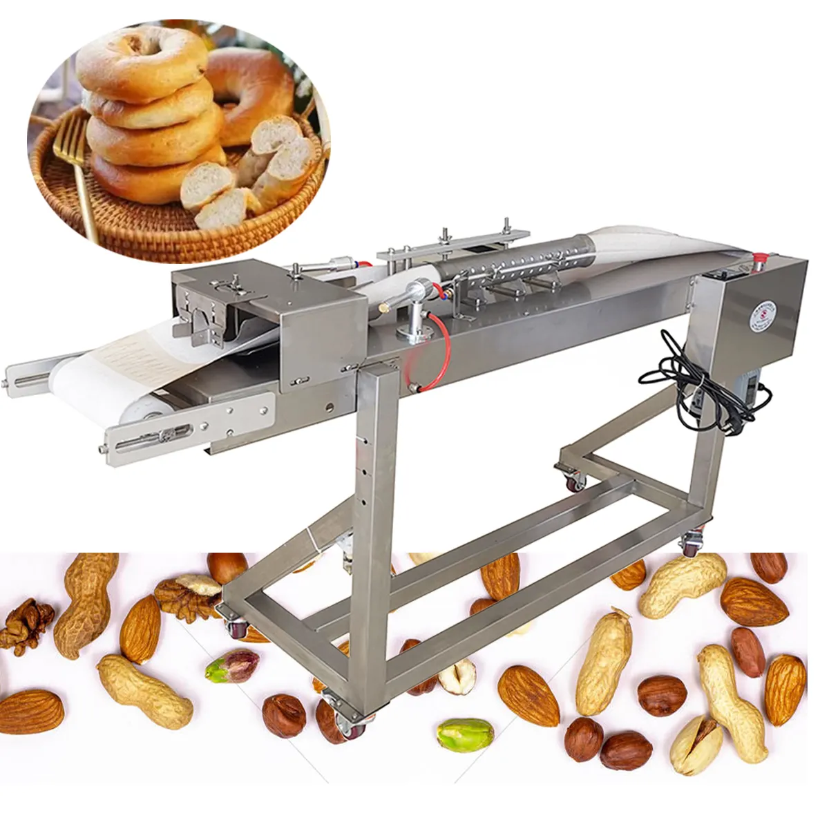 Giappone produttore automatico Mini ciambella Maker Bagel che fa macchina per la formatura di ciambelle per fare Bagel per Mini ciambelle elettriche