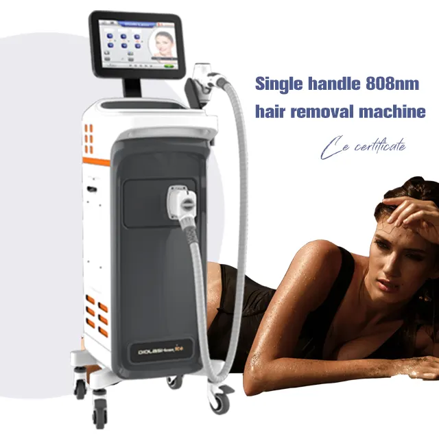 Nuovo Prodotto 10 Bar 600W di Vendita Calda Diodo Laser di Rimozione Dei Capelli 808Nm 755Nm Apparecchiatura di Bellezza Alessandrite Laser Gentle Laser