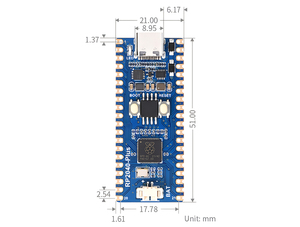 Sviluppo RP2040-Plus su una scheda di microcontrollore ad alte prestazioni a basso costo basata su Raspberry Pi con funzionalità simili a Pico - Product Image 5