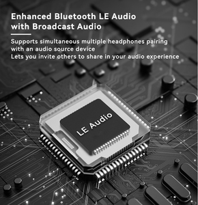 Híbrido ANC <span class=keywords><strong>Bluetooth</strong></span> LE Audio Headphone de ponta com Imersive Sound Design ergonômico e bateria de longa duração