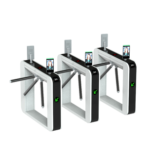 Турникет Электрический штатив с RFID/NFC/распознаванием лиц, водонепроницаемая конструкция для управления доступом на открытом воздухе - Product Image 1